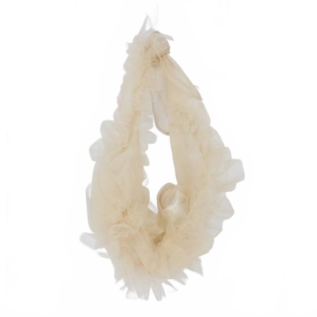 【中古】チカキサダ Chika Kisada 24AW チュールバッグ ショルダーバッグ ベージュ CZ-24082 レディース