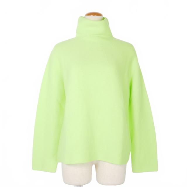 【中古】クリスチャン ワイナンツ タートルネック ニット セーター 長袖 S 黄緑 国内正規