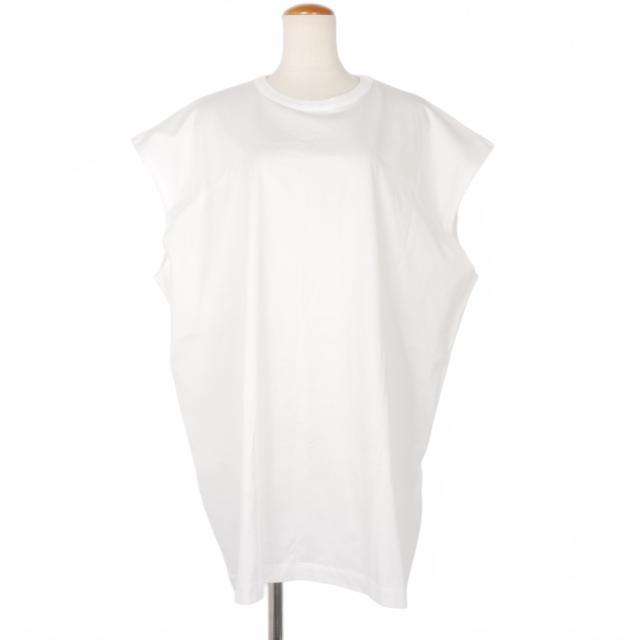 【中古】メゾンマルジェラ Maison Margiela 19SS フレンチスリーブ Tシャツ カットソー チュニック オーバーサイズ S