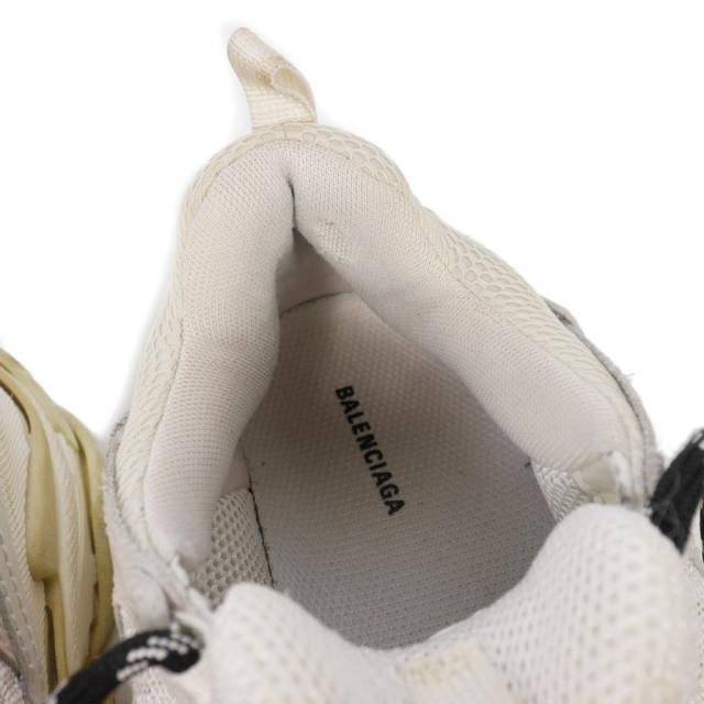 【中古】バレンシアガ BALENCIAGA TRIPLE S トリプルS ローカット スニーカー 24.5cm 白 ホワイト 524036 レディース