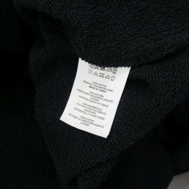 【中古】ドリスヴァンノッテン DRIES VAN NOTEN HARRIS 21AW リング付き タック スウェット チュニック S 黒 ブラック_6