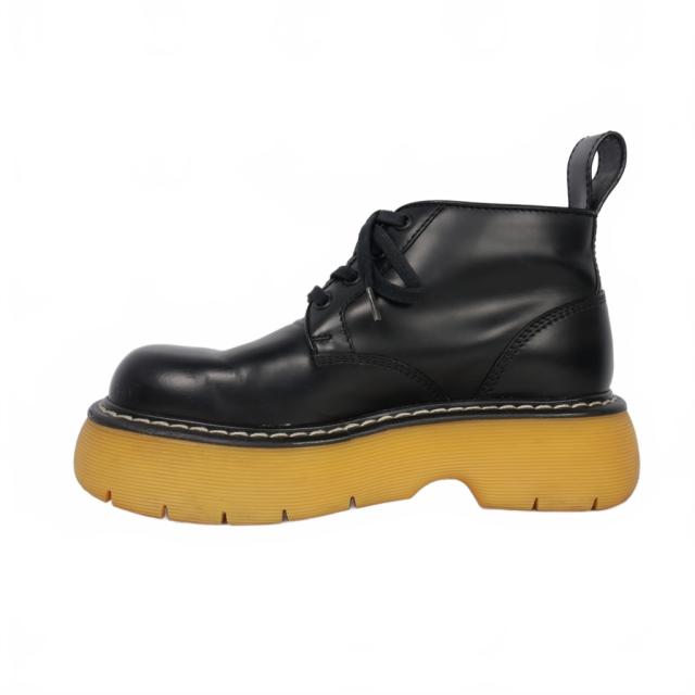 【中古】ボッテガヴェネタ BOTTEGA VENETA 23AW Bounce Ankle Boot レースアップブーツ サイズ36 ブラック 黒_2