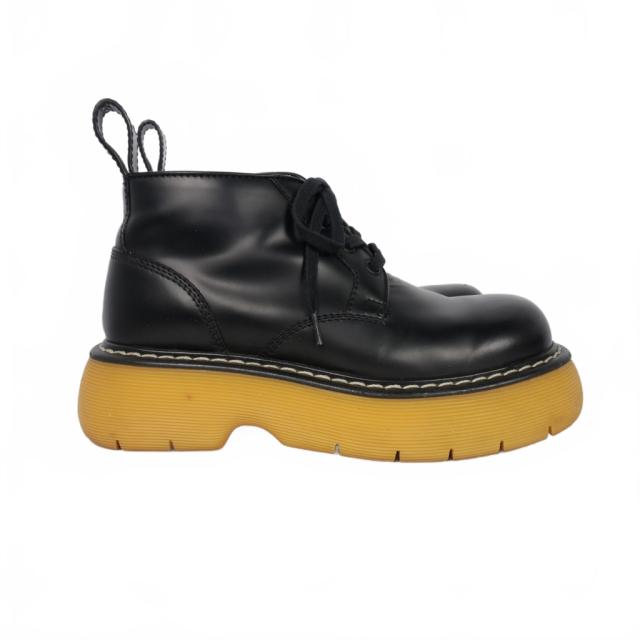 【中古】ボッテガヴェネタ BOTTEGA VENETA 23AW Bounce Ankle Boot レースアップブーツ サイズ36 ブラック 黒_3