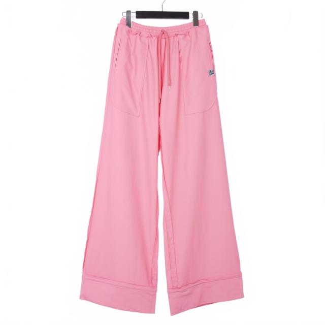 【中古】ミハラヤスヒロ MIHARA YASUHIRO Inside out pants インサイドアウト トラックパンツ 38 ピンク B10PT711