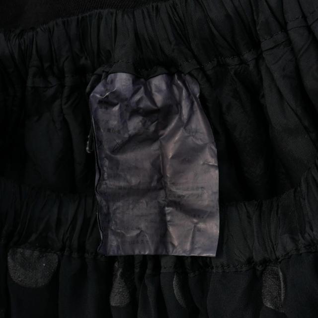 【中古】トリココムデギャルソン tricot COMME des GARCONS フレアスカート ドット ブラック 黒 レディース_8