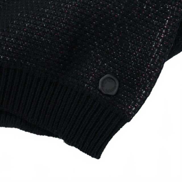 【中古】シンヤコズカ SHINYA KOZUKA 25AW Baggy And Hammershoi グラフィックニット セーター 長袖 M ブラック 黒_3