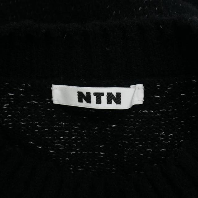 【中古】未使用品 エヌティーエヌ NTN 25AW BETA CREW NECK SWEATER ベータ セーター ニット 2 ブラック メンズ_6