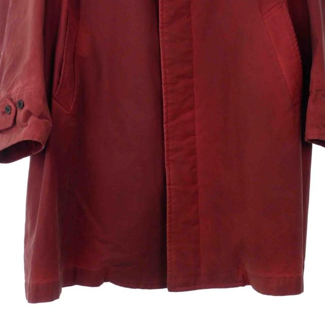 【中古】ワイズフォーメン Y's for men 95AW オイルドコート コットン ジャケット セミロング L 赤 レッド ME-C01-006_2