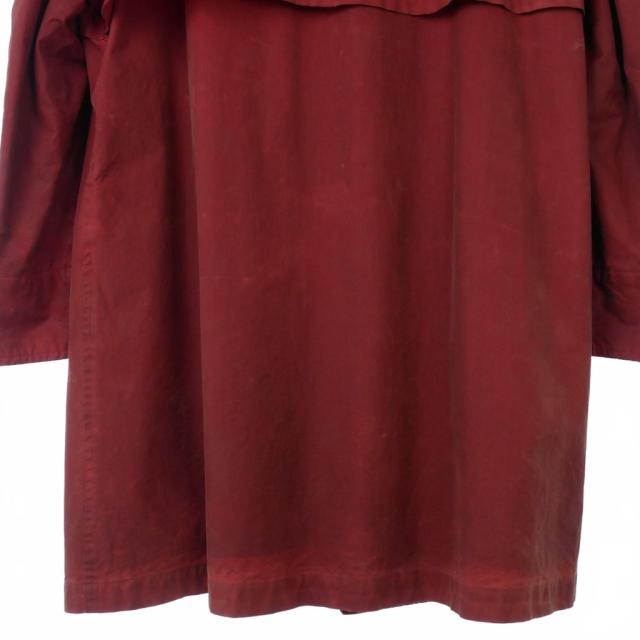 【中古】ワイズフォーメン Y's for men 95AW オイルドコート コットン ジャケット セミロング L 赤 レッド ME-C01-006_6