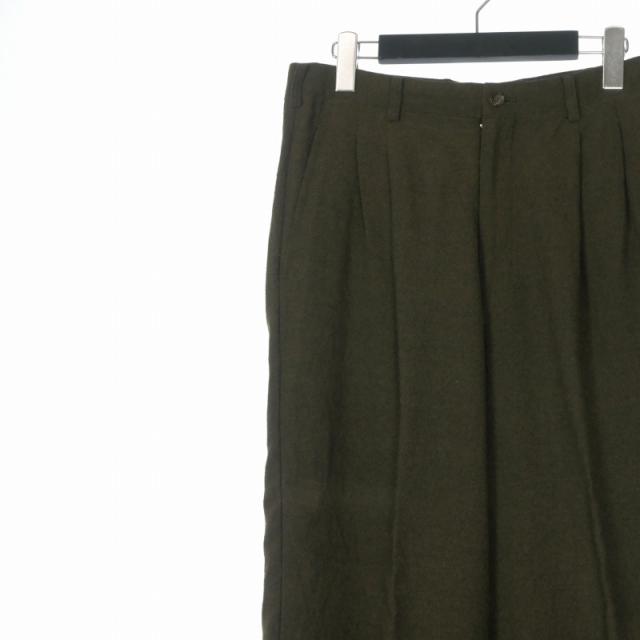 【中古】ヨウジヤマモトプールオム YOHJI YAMAMOTO POUR HOMME 96AW 脱色期 抜染 ワイドパンツ スラックス M_2