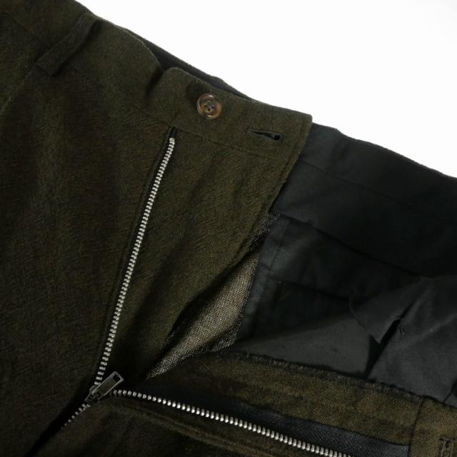 【中古】ヨウジヤマモトプールオム YOHJI YAMAMOTO POUR HOMME 96AW 脱色期 抜染 ワイドパンツ スラックス M_6