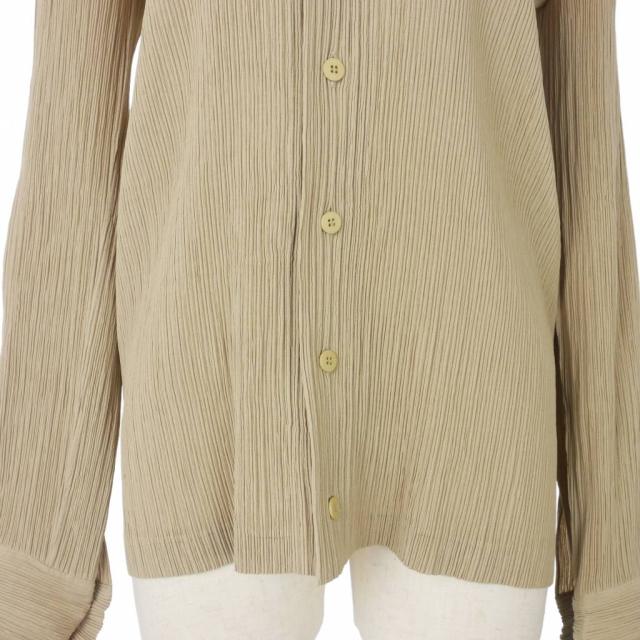 中古】イッセイミヤケ ISSEY MIYAKE プリーツ シャツ ブラウス 長袖