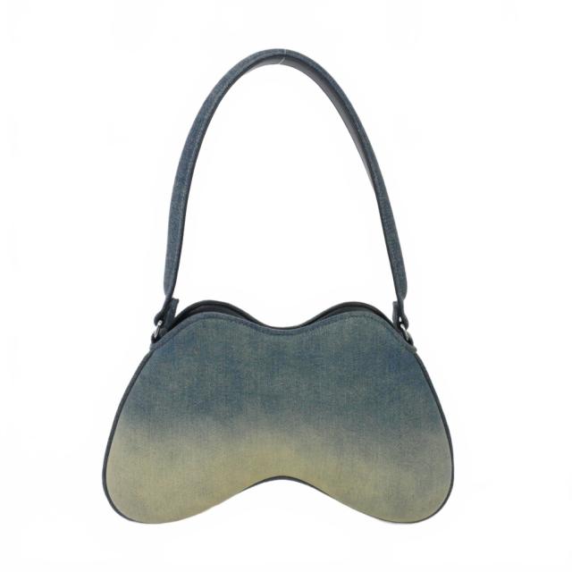 【中古】ディーゼル DIESEL 25SS Double-D shoulder bag デニム ショルダーバッグ インディゴ X10327 P5499_1