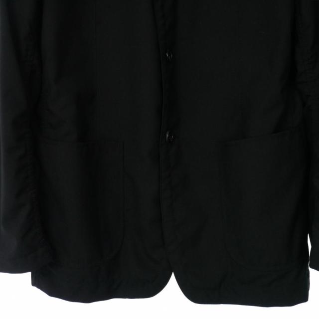 【中古】コムデギャルソンオム COMME des GARCONS HOMME シャーリング テーラードジャケット ブレザー ウール 無地 M_2