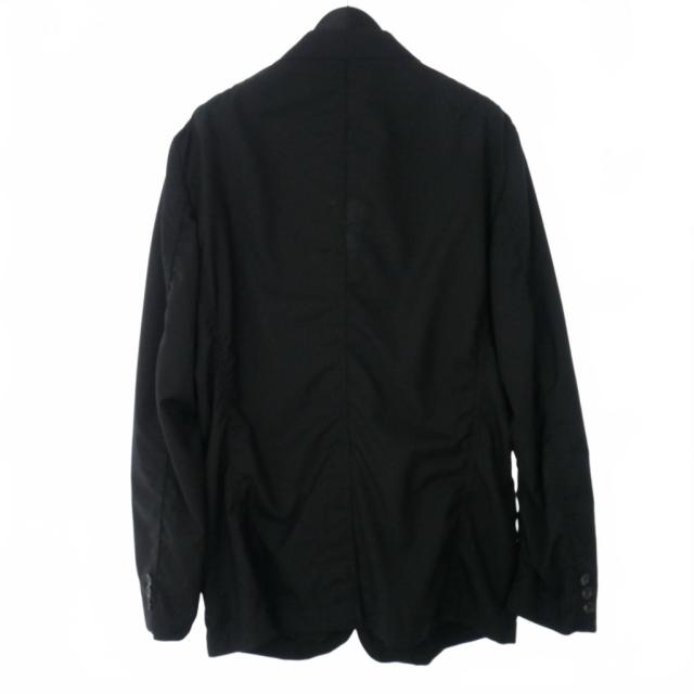 【中古】コムデギャルソンオム COMME des GARCONS HOMME シャーリング テーラードジャケット ブレザー ウール 無地 M_3