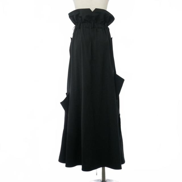 【中古】ワイスリー Y-3 ヨウジヤマモト W VENT SKIRT ヴェントスカート ロングスカート ハイウエスト フレア 2XS_5