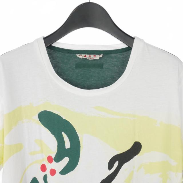 【中古】マルニ MARNI 21SS Tシャツ カットソー 半袖 プリント コットン 38 マルチカラー THJEL32EPV USCR60_1