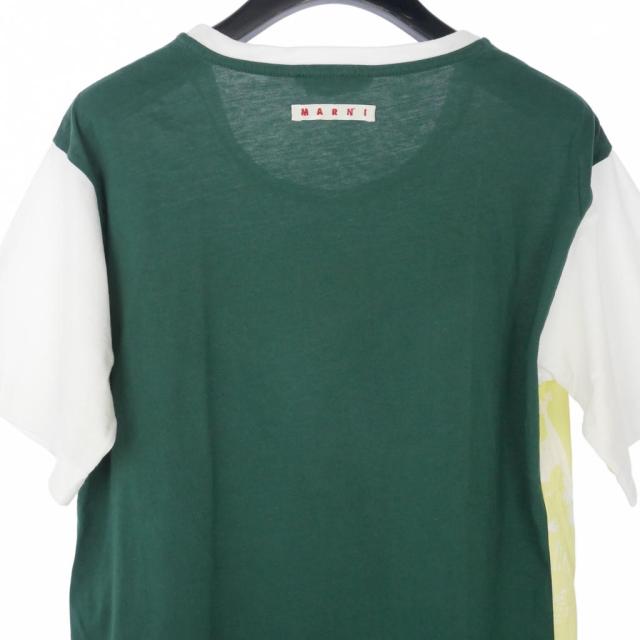 【中古】マルニ MARNI 21SS Tシャツ カットソー 半袖 プリント コットン 38 マルチカラー THJEL32EPV USCR60_5