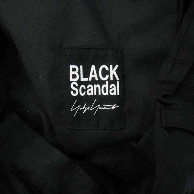 【中古】ヨウジヤマモト ブラックスキャンダル 19AW 朝倉優佳 ガラスの時代 バルーン ワイドパンツ スラックス 3 黒_7