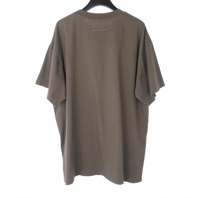 【中古】エムエムシックス メゾンマルジェラ MM6 24SS キャット カレンダーロゴ プリント Tシャツ 半袖 M 茶_4