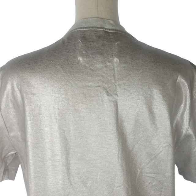 【中古】メゾンマルジェラ Maison Margiela 14AW メタリック モナリザ プリント Tシャツ カットソー 半袖 XS シルバー_5