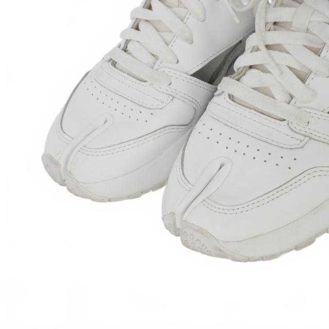【中古】メゾンマルジェラ Maison Margiela × リーボック Classic Leather Tabi High スニーカー 足袋 25?p 白_1