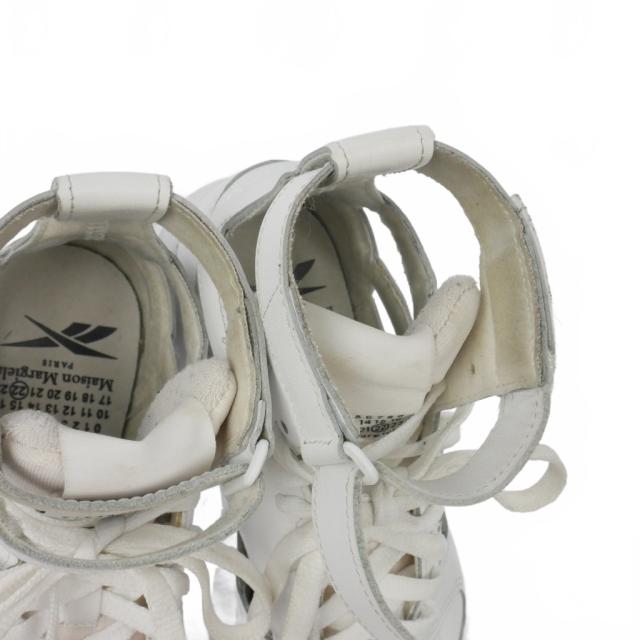 【中古】メゾンマルジェラ Maison Margiela × リーボック Classic Leather Tabi High スニーカー 足袋 25?p 白_7