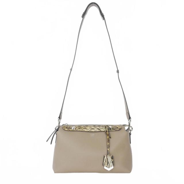【中古】フェンディ FENDI バイザウェイ ミディアム エキゾティックレザー ショルダーバッグ ハンドバッグ パイソン
