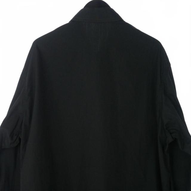 【中古】ヨウジヤマモトノアール YOHJI YAMAMOTO NOIR B Yohji Yamamoto18SS 南無阿弥陀仏シャツ 長袖 3 黒 NR-B72-010_5