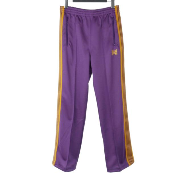 【中古】未使用品 ニードルス ニードルズ Needles 25SS トラックパンツ サイドライン パピヨン刺? XS 紫