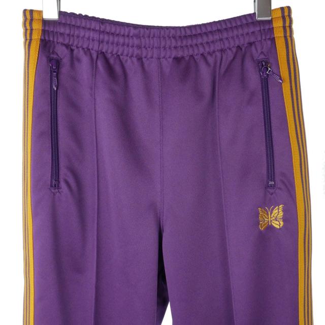 【中古】未使用品 ニードルス ニードルズ Needles 25SS トラックパンツ サイドライン パピヨン刺? XS 紫_1