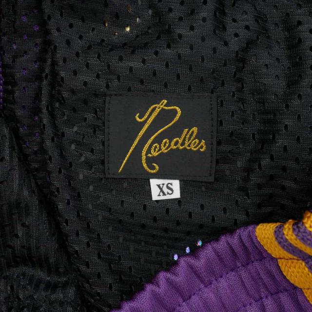 【中古】未使用品 ニードルス ニードルズ Needles 25SS トラックパンツ サイドライン パピヨン刺? XS 紫_6