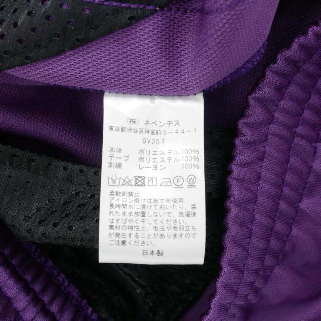 【中古】未使用品 ニードルス ニードルズ Needles 25SS トラックパンツ サイドライン パピヨン刺? XS 紫_7