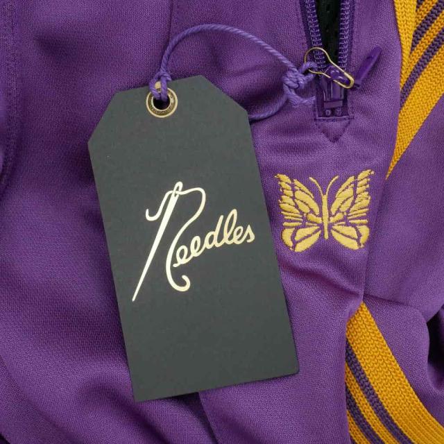 【中古】未使用品 ニードルス ニードルズ Needles 25SS トラックパンツ サイドライン パピヨン刺? XS 紫_8