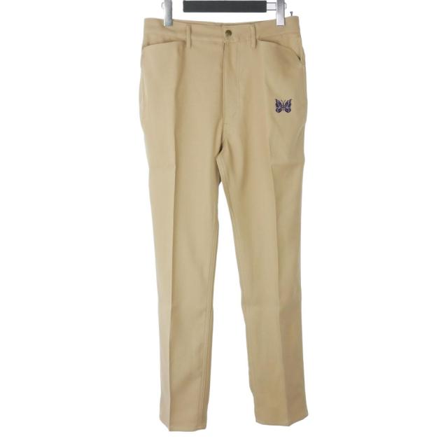 【中古】未使用品 ニードルス ニードルズ Needles Slim Jean Poly Twill スリムジーンズ ツイル パンツ XS ベージュ