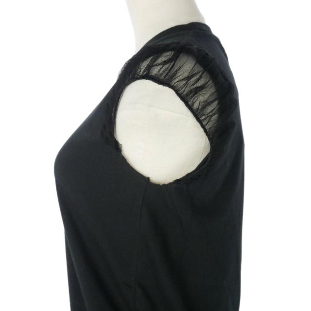 【中古】未使用品 ディースクエアード DSQUARED2 22SS Cap Sleeves Cool TeeＴシャツ カットソー 半袖 XXS 黒_3