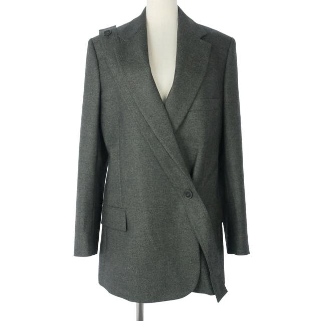 【中古】ステラマッカートニー STELLA McCARTNEY 20AW テーラードジャケット ブレザー ウール 36 グレー