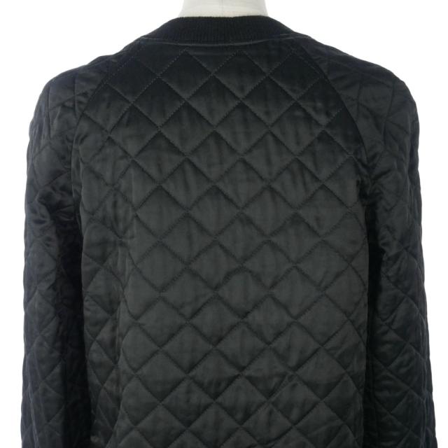 【中古】ドリスヴァンノッテン DRIES VAN NOTEN キルティング ワンピース 長袖 ひざ丈 無地 36 黒 ブラック_5