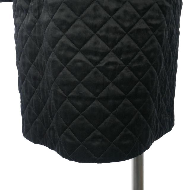 【中古】ドリスヴァンノッテン DRIES VAN NOTEN キルティング ワンピース 長袖 ひざ丈 無地 36 黒 ブラック_6