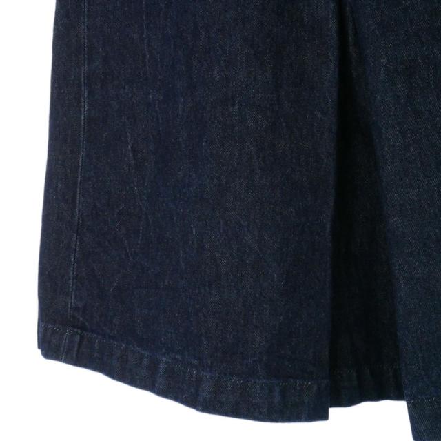 【中古】ドリスヴァンノッテン DRIES VAN NOTEN デニム コットンスカート 膝丈 34 青 インディゴ レディース_2