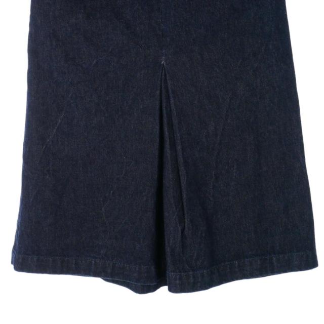 【中古】ドリスヴァンノッテン DRIES VAN NOTEN デニム コットンスカート 膝丈 34 青 インディゴ レディース_5