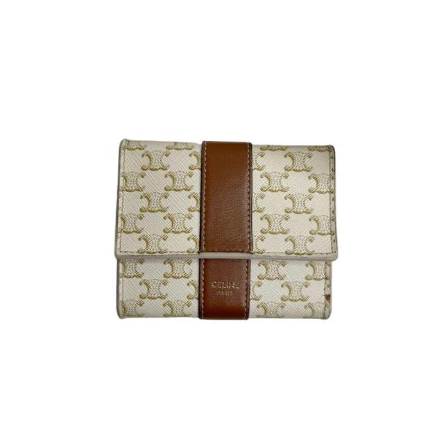 ☆値下げ【CELINE】☆セリーヌ☆トリオンフ☆スモールトリフォールドウォレット 正規品】セリーヌ スモール トリフォードウォレット トリオンフ 財布