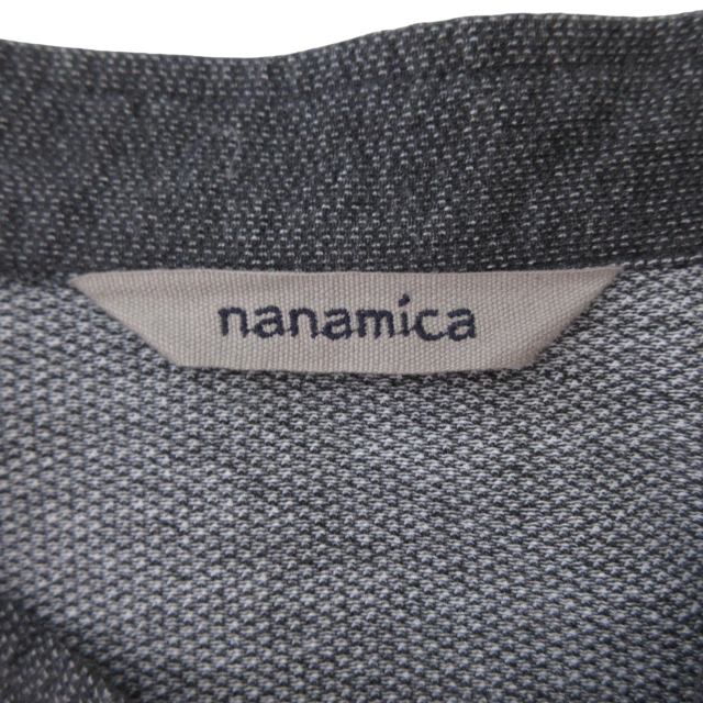 【中古】ナナミカ nanamica シャツジャケット スタンドカラー 内ポケット スナップボタン XS グレー系 k2050 メンズ_2