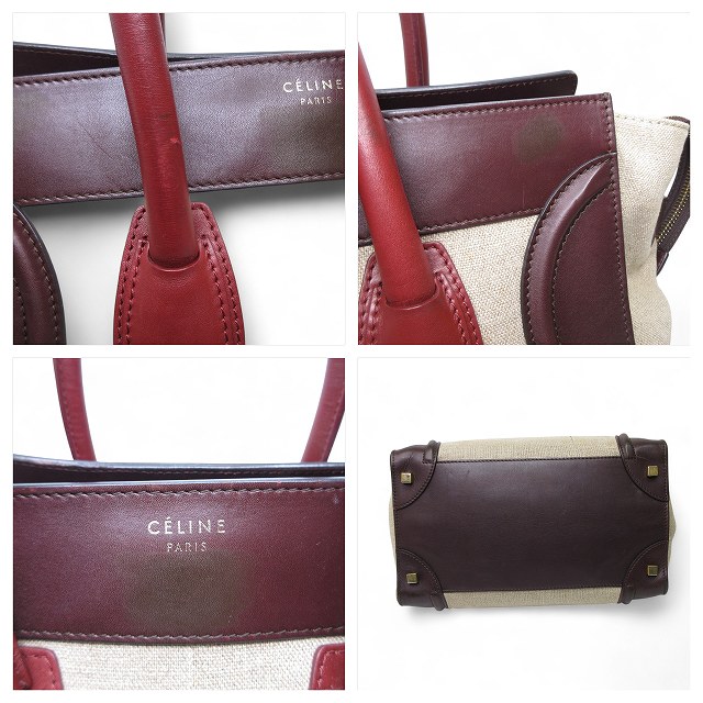 CELINE バッグ CELINE セリーヌ トートバッグ ミニ ラゲージ 正規品