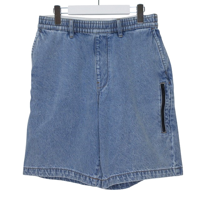 【中古】A/X ARMANI EXCHANGE デニム ハーフパンツ ジップポケット USA28 Sサイズ相当 ブルー k241635 0810 メンズ