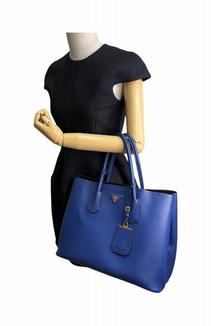 【中古】プラダ PRADA サフィアーノ キュイール トートバッグ B2756T レディース_8