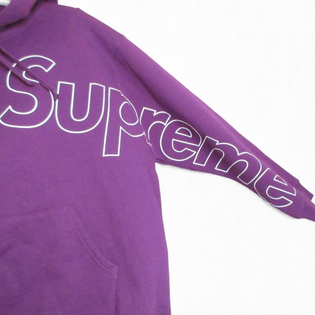【中古】シュプリーム SUPREME 美品 21AW Reflective Hoodedsweatshirt ロゴ スウェット フーディー プルオーバー_2