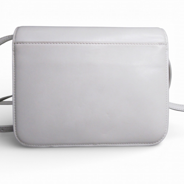 【中古】バレンシアガ BALENCIAGA ビードット ショルダーバッグ クロスボディ ホワイト E01090126429 0119_1