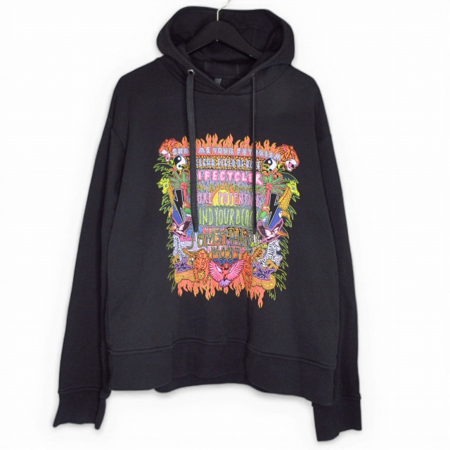 【中古】ニールバレット Neil Barrett 美品 20ss Jody Paulsen Art Collage Print Hoodie グラフィック刷り上げる
