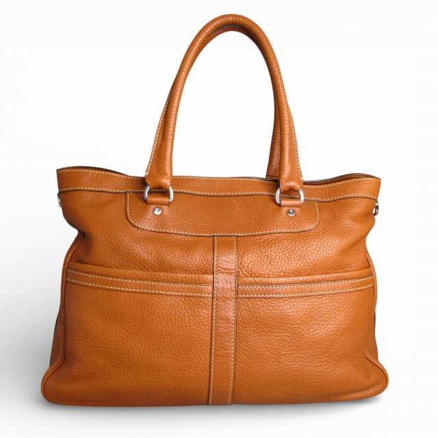 【中古】トッズ TOD'S トートバッグ レザー ライトブラウン E0227032694 レディース_1